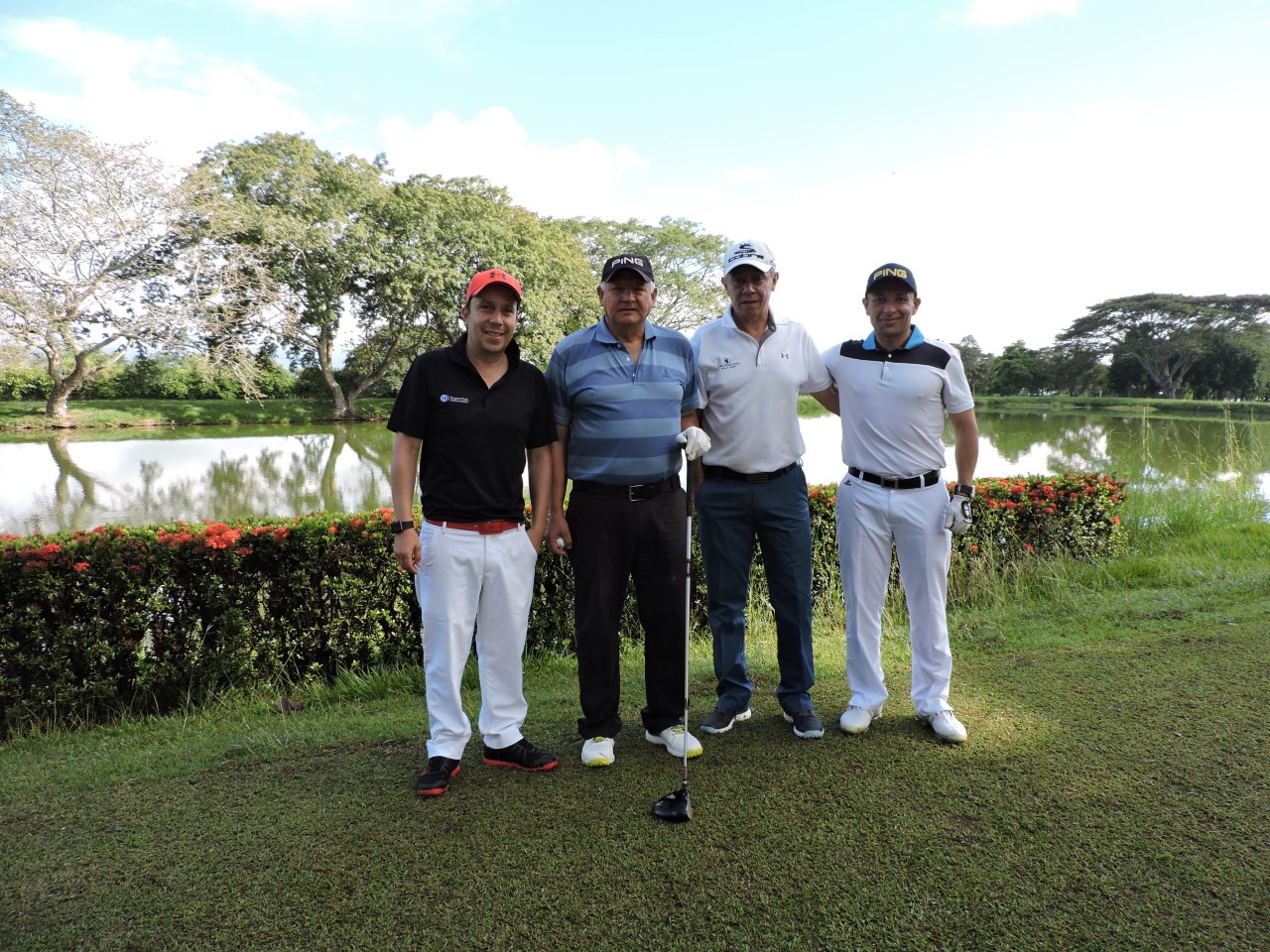 Juan Manuel Camacho, Guillermo Redondo, Luis Fernando Barriga y Henrry Leguizamón